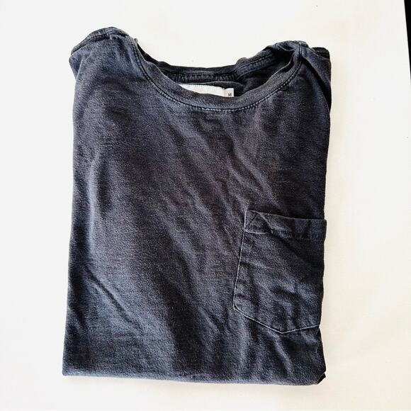 S/2 MENS GOODFELLOW & CO Black Blue Pocket Cotton Short Sleeve Tee Shirt Top M - Picture 16 of 16